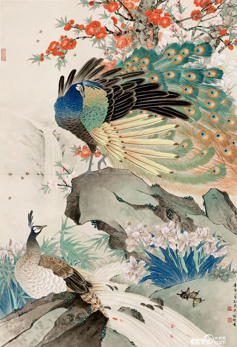 万紫千红 中国画 162×110cm 1981年
