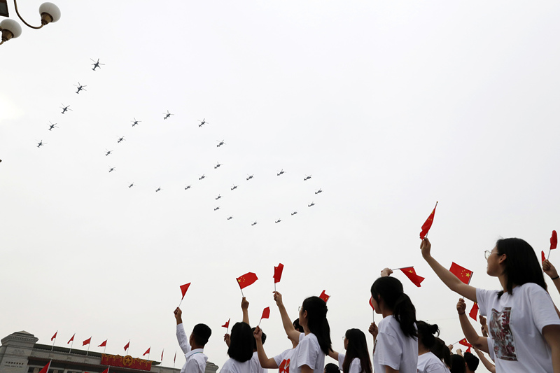 2021年7月1日上午，庆祝中国共产党成立100周年大会在北京天安门广场隆重举行。
