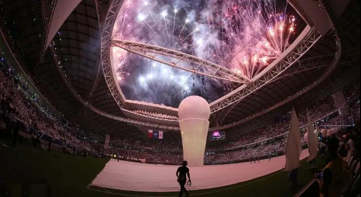 2019年5月16日，卡塔尔，阿尔·瓦克拉体育场举办落成典礼，这是卡塔尔世界杯的比赛场馆之一。