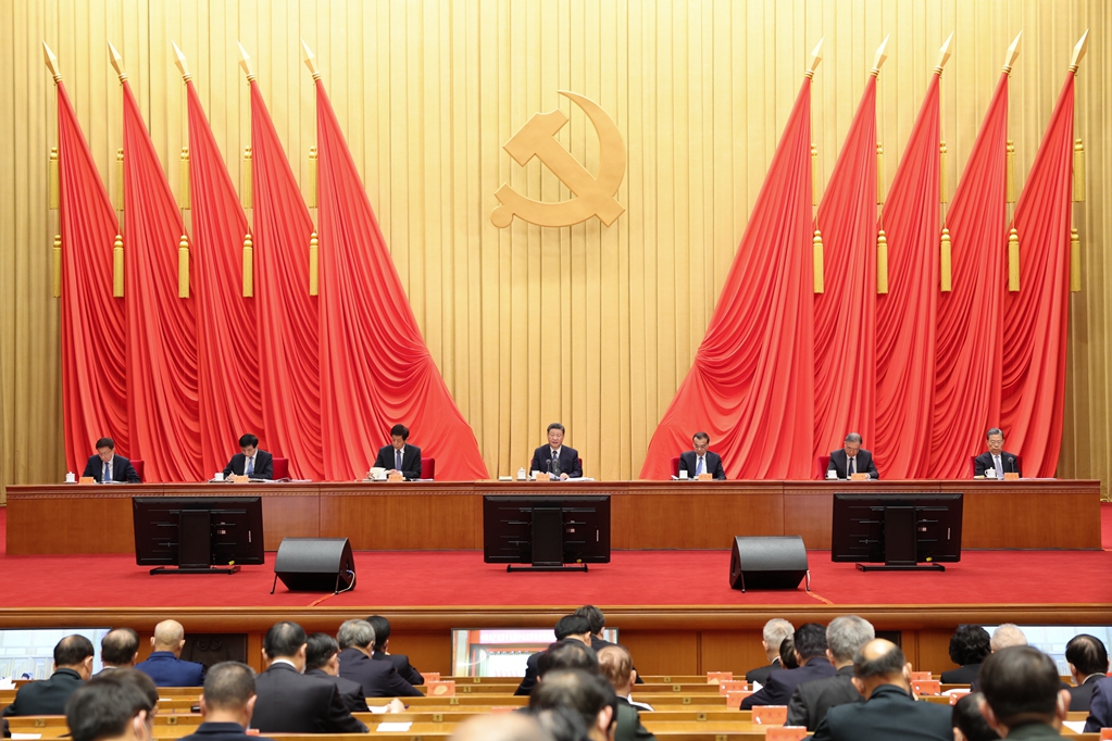  　　1月18日，习近平总书记在十九届中央纪委六次全会上发表重要讲话。新华社记者 姚大伟 摄