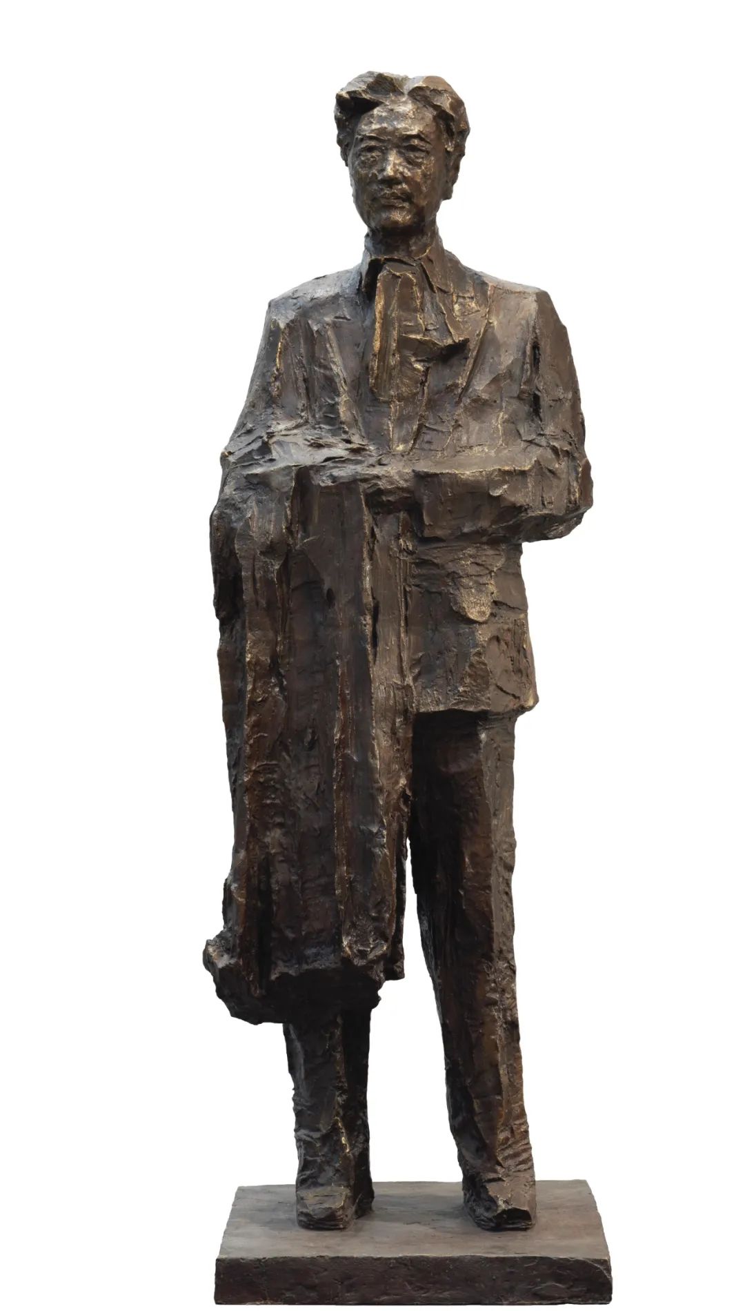 吴为山 迥立向苍苍——徐悲鸿 53x61x175cm  雕塑 2006年 中国美术馆藏