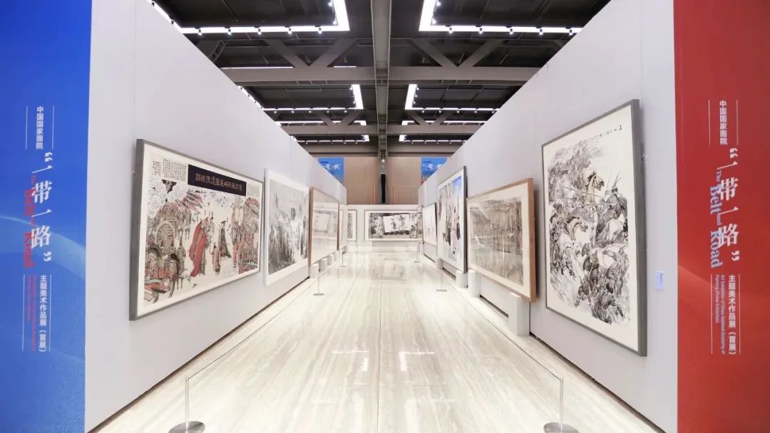 中国国家画院“一带一路”主题美术作品展(首展)在京开幕_央博_央视网(cctv.com)