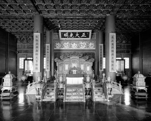 张永生《故宫光影》 制作工艺: 明胶银盐