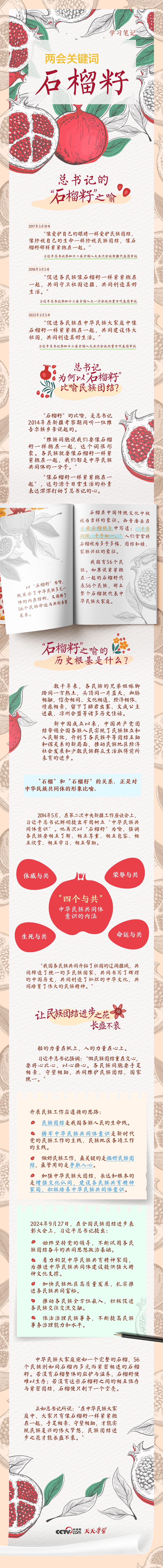 奮進(jìn)的春天｜總書記的“石榴籽”之喻