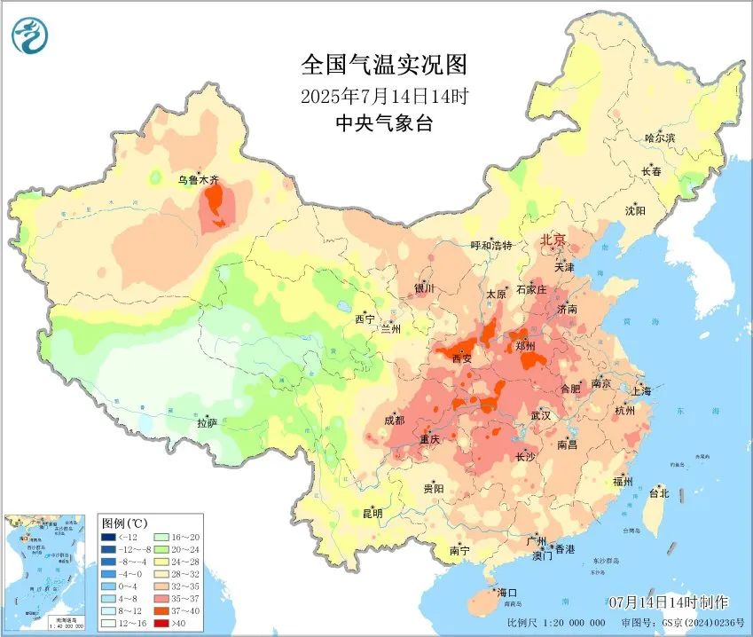 最热的两天来了！明后天40℃以上极端高温将出现在这些地方！
