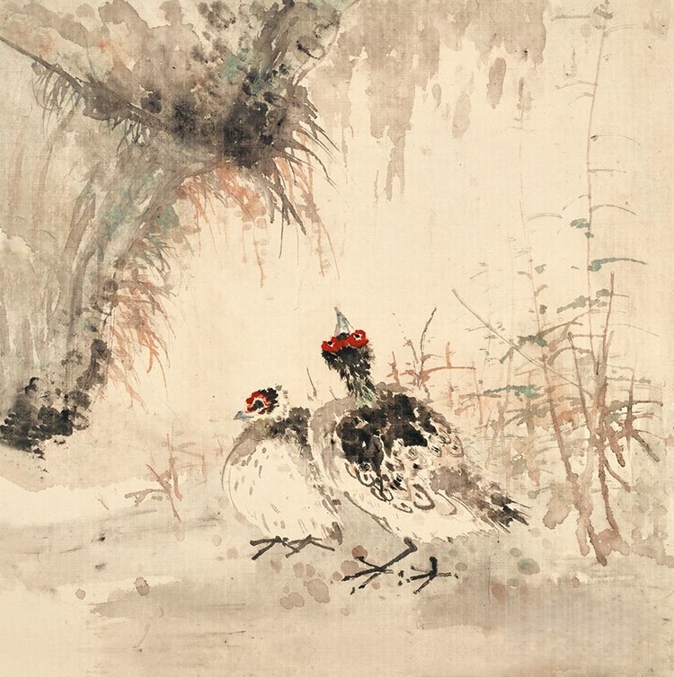 刘万鸣作品 峦音 45×45cm 2025