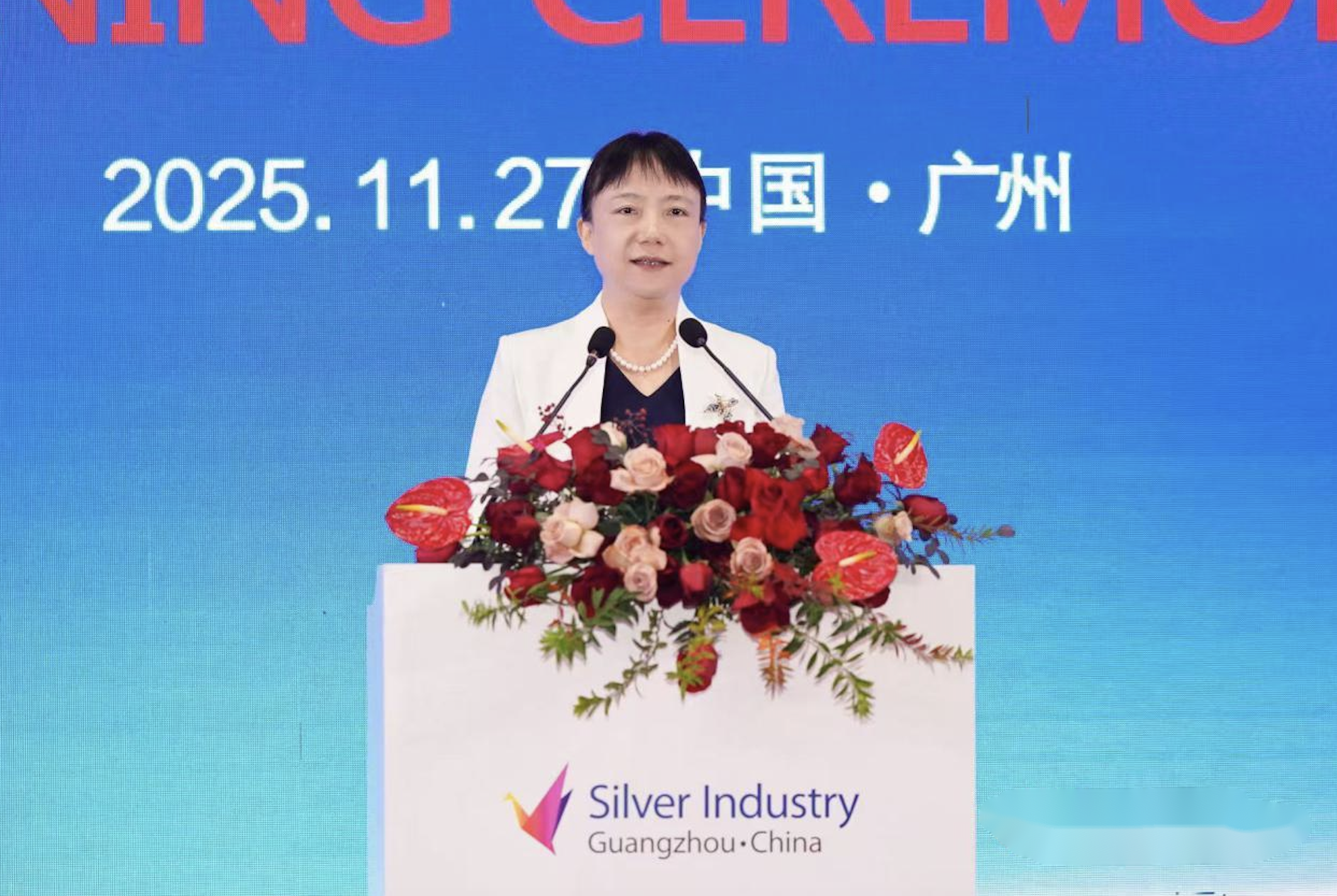 广东省民政厅厅长张晨出席开幕式并致辞