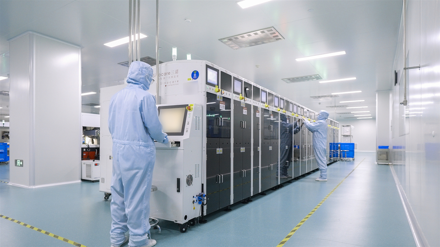 三诺生物动态血糖仪生产线