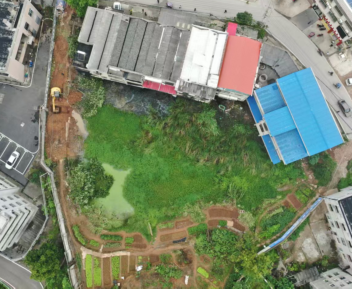 治理前的湘潭县射埠镇厚皮塘