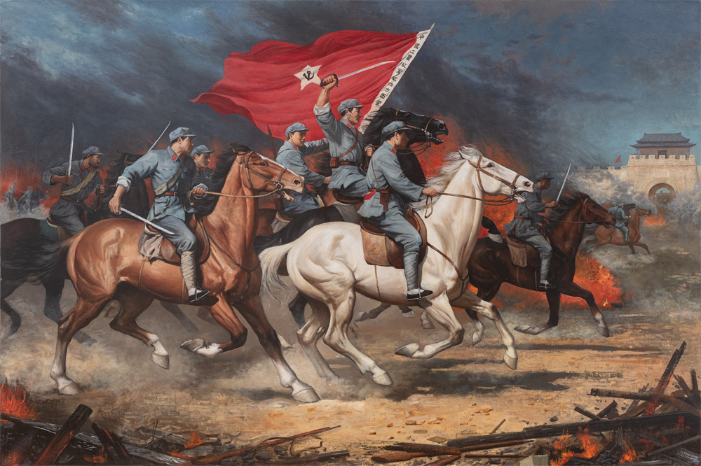 徐晓东 《岷洮西突袭》 布面油彩 120&times;180cm 2025年