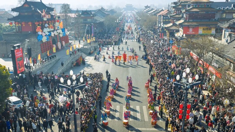 连云港海州丙午新春国风巡游活动（图片来源：海州文旅微信公众号）