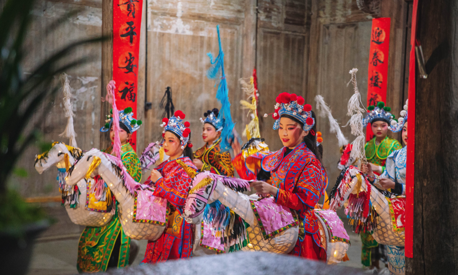 &ldquo;龙马松阳・福游古邑&rdquo;元宵活动（图片来源：松阳县委宣传部）