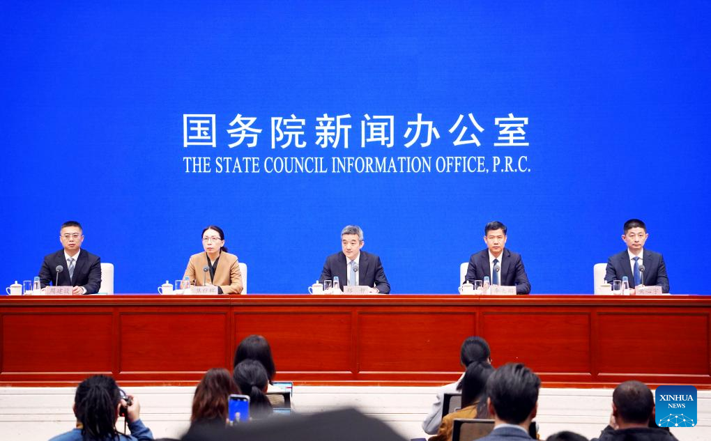 The State Council Information Office (SCIO) holds a policy briefing about the measures on accelerating the development of the tiered medical service system in Beijing, capital of China, on April 13, 2026. (Xinhua/Pan Xu)