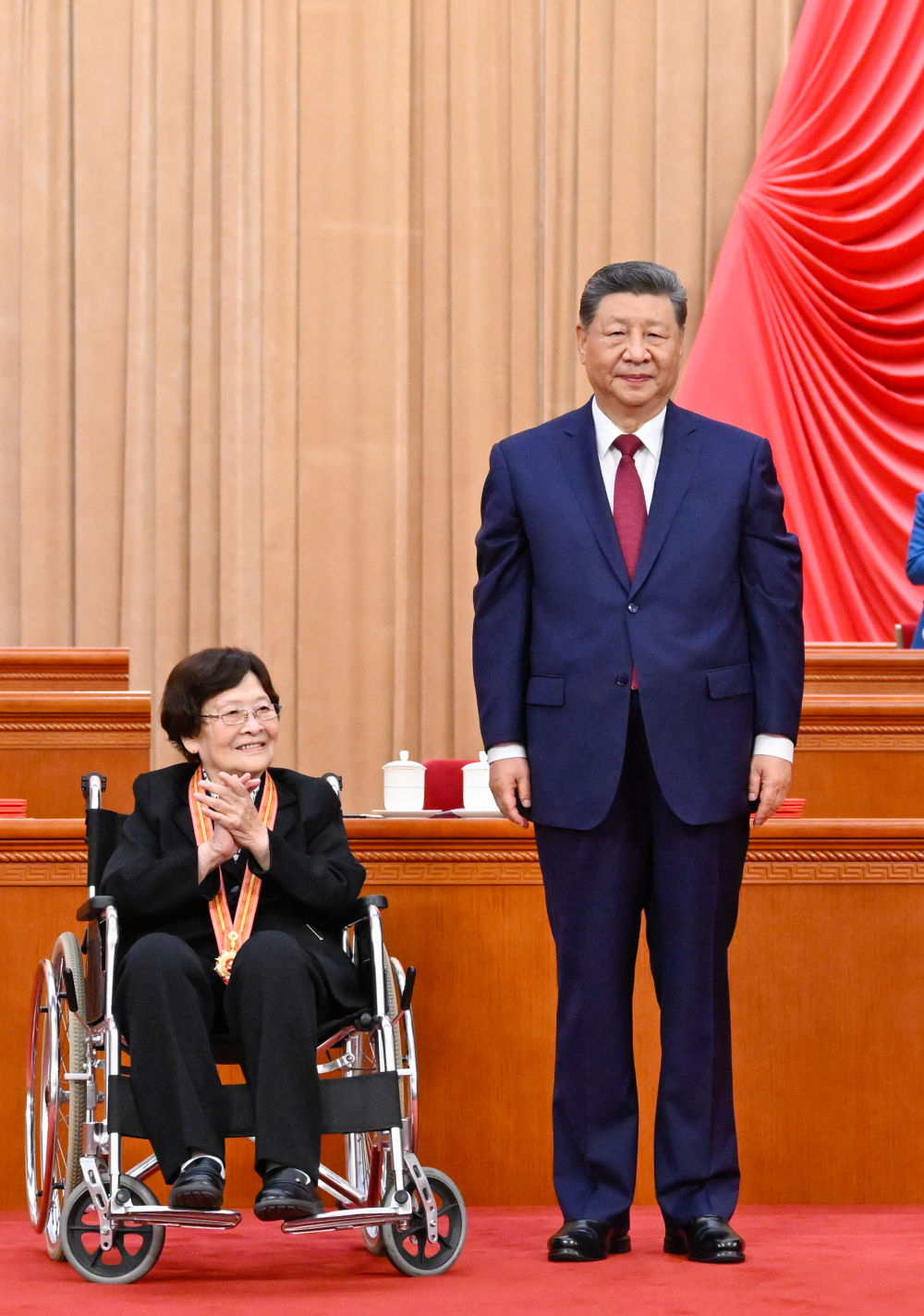 庆祝中国共产党成立105周年大会在京隆重举行(图17) 庆祝中国共产党成立105周年大会在京隆重举行(图17)