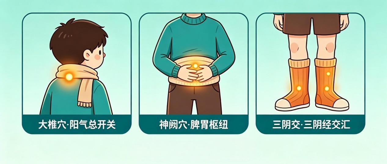 寒气入侵三大突破口（图片由AI生成）